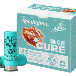 Remington Ammunition R20031 Gun Club Cure 12 Gauge 2.75" 1 1/8 oz 8 Shot 25 Per Box/10 Cs