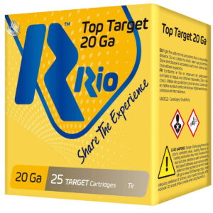Rio Ammunition TT209 Top Target 20 Gauge 2.75" 7/8 oz 9 Shot 25 Per Box/10 Case