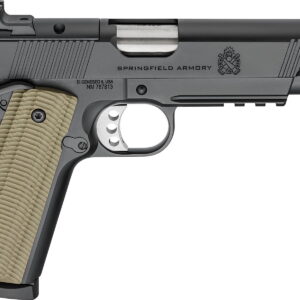 Springfield Armory PO9229AOS 1911 Operator 9mm 8+1 5" Black Cerakote Optic Ready Carbon Steel Slide Black Cerakote VZ G10 Grip