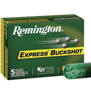 Remington Ammunition 20632 Express Buckshot 12 Gauge 2.75" 00 Buck Shot 5 Per Box/50 Cs