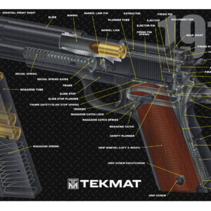 TekMat TEKR171911CA 1911 3D Cutaway Cleaning Mat 11" x 17"