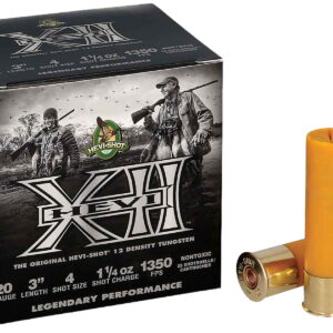 HEVI-Shot HS53202 HEVI-XII 20Gauge 3" 1 1/4oz 2Shot 25 Per Box/10 Case