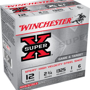 Winchester Ammo WE12GTVP6 Super X Xpert High Velocity 12 Gauge 2.75" 1 oz 6 Shot 100 Per Bx/ 2 Case Value Pack