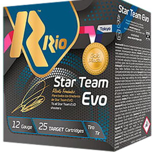 Rio Ammunition ST2875 Star Team EVO 12 Gauge 2.75" 1 oz 7.5 Shot 25 Per Box/10 Case