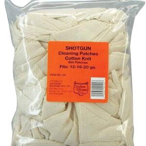 Southern Bloomer 124 Cleaning Patches Shotgun 12ga, 16ga, 20ga Cotton 500 Per Pack