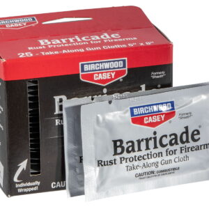 Birchwood Casey 33025 Barricade Take Alongs Foil Pack 5" x 8" Cloths 25 Per Box