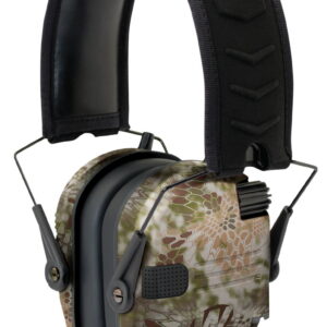 Walker's GWPRSEMKPT Razor Slim Electronic Muff 23 dB Over the Head Kryptek Highlander/Black Polymer