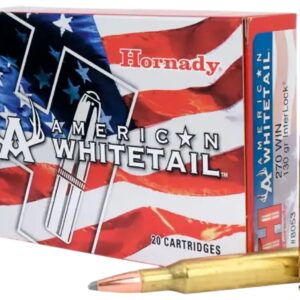 Hornady 8053 American Whitetail 270 Win 130 gr InterLock Spire Point 20 Per Box/10 Case