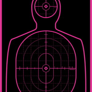 TruGlo TG13P6 Tru-See Splatter Target Black/Pink Self-Adhesive Paper Heavy Paper Yes Impact Enhancement Pink 6 Pack Includes Pasters