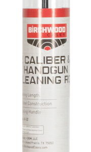 Birchwood Casey 41409 Cleaning Rod Steel 22 Cal Handgun Firearm 12" Long Includes Reusable Storage Tube