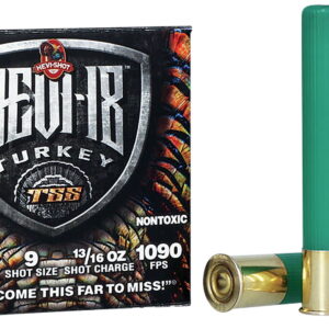HEVI-Shot HS1009 HEVI-18 TSS Turkey 410 Gauge 3" 13/16 oz Tungsten 9 Shot 5 Per Box/10 Case