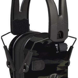 Walker's GWPRSEMRHMCCG Razor Slim Electronic Muff 23 dB Over the Head Gray MultiCam/Black Polymer