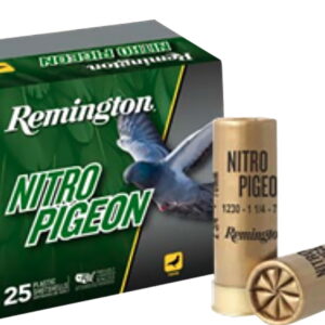 Remington Ammunition R28681 Nitro Pigeon 12 Gauge 2.75" 25 Per Box/10 Case
