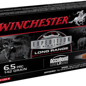 Winchester Ammo S65PLR Expedition Big Game Long Range 6.5 PRC 142 gr 3020 fps Nosler AccuBond Long Range 20 Bx/ 10 Case