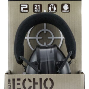 Radians CSE40BX Tactical Lowset Passive Muff Polymer 21 dB Over the Head Black Adult 1 Pair