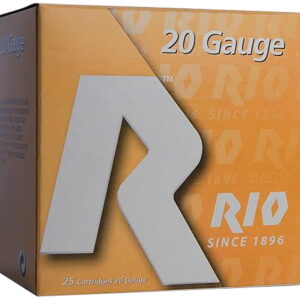 Rio Ammunition RC205MGN Game Load 20 Gauge 3" 1 1/4 oz 5 Shot 25 Per Box/10 Case