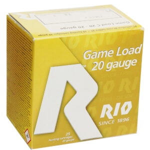 Rio Ammunition RC206MGN Game Load 20 Gauge 3" 1 1/4 oz 6 Shot 25 Per Box/10 Case