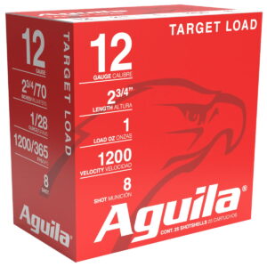 Aguila 1CHB1305 Target Load Competition 12Gauge 2.75" 1oz 8Shot 25 Per Box/10 Case