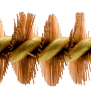 Pro-Shot 38P Bore Brush .38/ .357/ .380/ 9mm Cal Pistol #8-32 Thread Bronze Bristles Brass Core