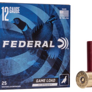 Federal H1266 Game-Shok High Brass 12Gauge 2.75" 1 1/4oz 6Shot 25 Per Box/10 Case