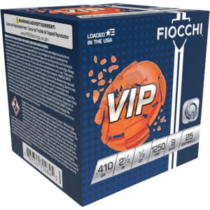 Fiocchi 410VIP9 Exacta Target VIP 410Gauge 2.50" 1/2oz 9Shot 25 Per Box/10 Case