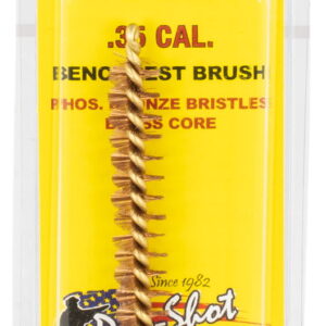 Pro-Shot 35R Bore Brush .35 Cal/ 9mm Rifle #8-32 Thread Bronze Bristles Brass Core