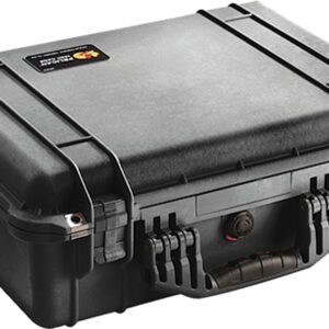 Pelican 1520000110 Protector Case Black Polypropylene Holds Handgun