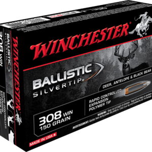 Winchester Ammo SBST308 Ballistic Silvertip 308 Win 150 gr Rapid Controlled Expansion Polymer Tip 20 Per Box/10 Case
