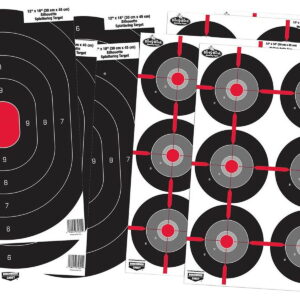 Birchwood Casey 35725 Dirty Bird Combo Pack Silhouette/Bullseye Paper Target 12" x 18" 8 Per Pkg
