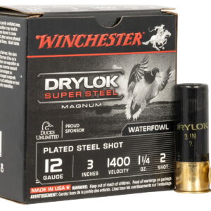 Winchester Ammo XSV1232 Drylok Super Steel Magnum 12 Gauge 3" 1 1/4 oz 2 Shot 25 Per Box/10 Case