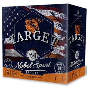 Nobel/eurosports Llc ANSLR175 Target Low Recoil 12Gauge 2.75" 1oz 7.5Shot 25 Per Box/10Case
