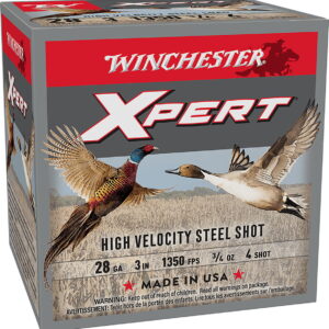Winchester Ammo WEXP2834 Xpert High Velocity 28 Gauge 3" 3/4 oz 4 Shot 25 Per Box/10 Case