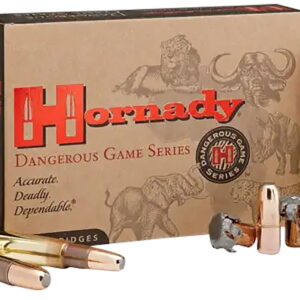 Hornady 82334 Dangerous Game 375 H&H Mag 300 gr DGX Bonded 20 Per Box/6 Case