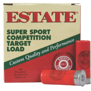 Estate Cartridge SS12H8 Super Sport Competition Target 12Gauge 2.75" 1 1/8oz 8Shot 25 Per Box/10 Case