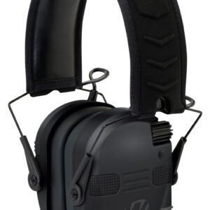 Walker's GWPRSEQMBT Razor Slim Electronic Muff 23 dB Over the Head Black Polymer