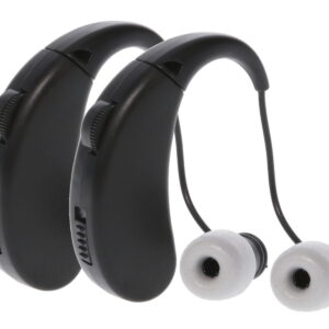 Walker's GWPRCHUE2PK Ultra Ear BTE Hearing Enhancer 22 dB Behind the Ear Rechargeable 2 Pack