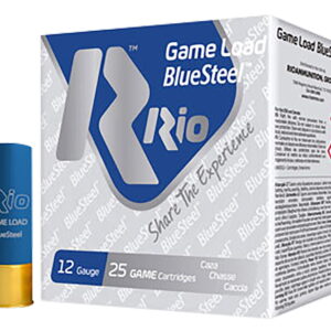 Rio Ammunition GLBS327 Game Load BlueSteel 12 Gauge 2.75" 1 1/8 oz 7 Shot 25 Per Box/10 Case