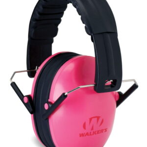 Walker's GWPFKDMPK Youth Passive Muff 22 dB Over the Head Pink/Black Polymer