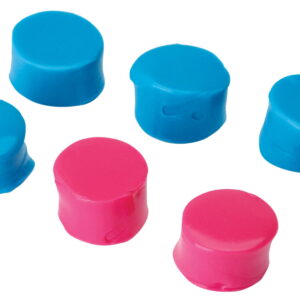 Walker's GWPSILPLGPKTL Silicone Putty Silicone 32 dB In The Ear Pink Teal Adult 3 Pack