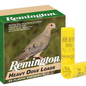 Remington Ammunition 28779 Heavy Dove Loads 20 Gauge 2.75" 1 oz 8 Shot 25 Per Box/10 Cs