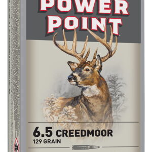 Winchester Ammo X651 Power-Point 6.5 Creedmoor 129 gr Power Point 20 Per Box/10 Case