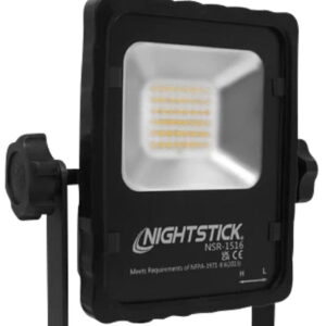 Nightstick NSR1516 Rechargeable LED Scene Light with Magnetic Base Black
