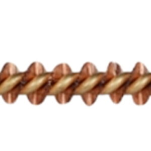 Pro-Shot 6R Bore Brush .243 Cal/ 6mm Rifle #8-32 Thread Bronze Bristles Brass Core