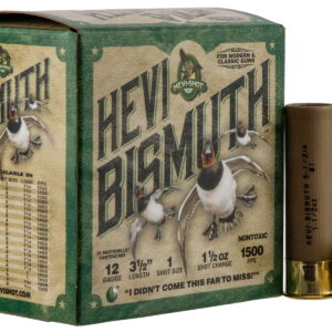HEVI-Shot HS14501 HEVI-Bismuth 12 Gauge 3.50" 1 1/2 oz Bismuth 1 Shot 25 Per Box/10 Case