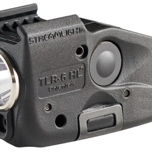 Streamlight 69343 TLR-6 HL Gun Light Black 300 Lumens White LED/Red Laser Glock Gen 3/4/5