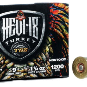 HEVI-Shot HS7109 HEVI-18 TSS Turkey 20 Gauge 2.75" 1 1/4 oz 9 Shot 5 Per Box/10 Case