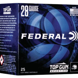 Federal TGS28218 Top Gun 28Gauge 2.75" 3/4oz 8Shot 25 Per Box/10 Case
