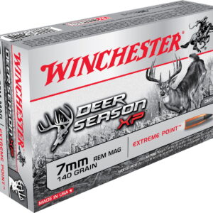 Winchester Ammo X7DS Deer Season XP 7mm Rem Mag 140 gr Extreme Point 20 Per Box/10 Case