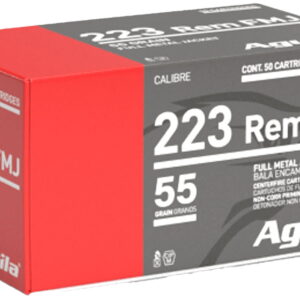 Aguila 1E223110 Target & Range Rifle 223Rem 55gr Full Metal Jacket 50 Per Box/20 Case