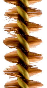 Pro-Shot 375R Bore Brush .375 Cal Rifle #8-32 Thread Bronze Bristles Brass Core